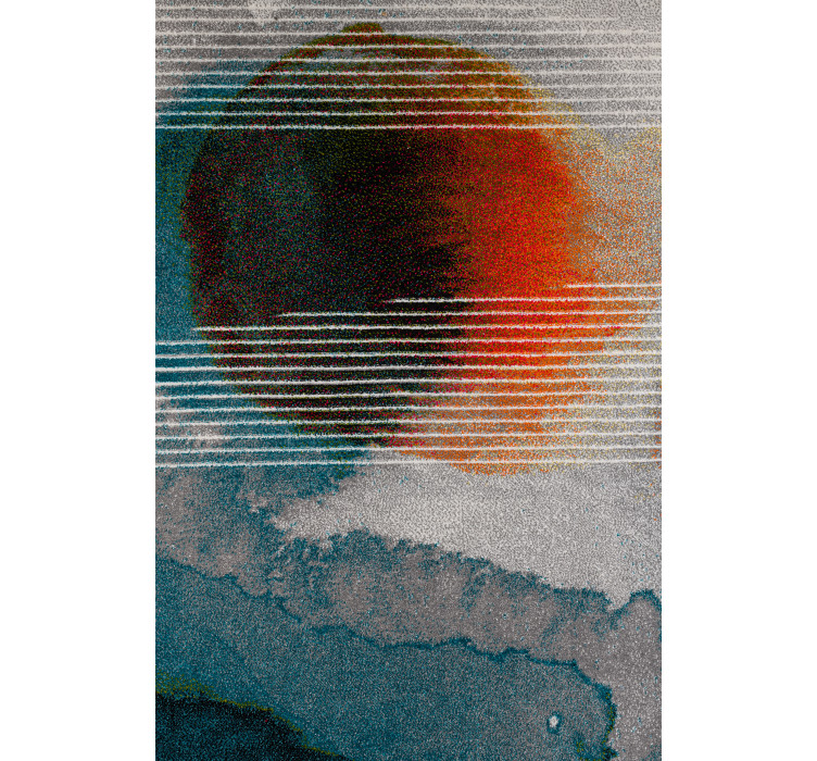Килим Glitch Blue ShishkaProject5